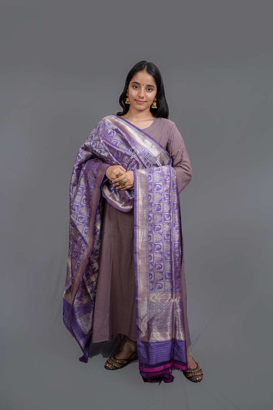 Banarasi Katan Silk Handloom Dupatta