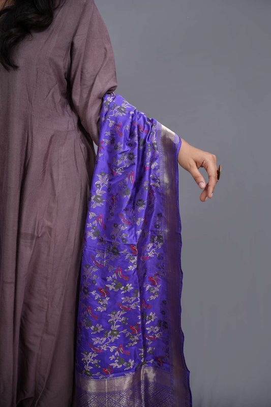 Banarasi Katan Silk Handloom Dupatta