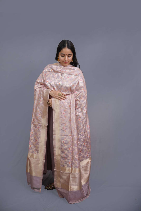 Banarasi Katan Silk Handloom Dupatta