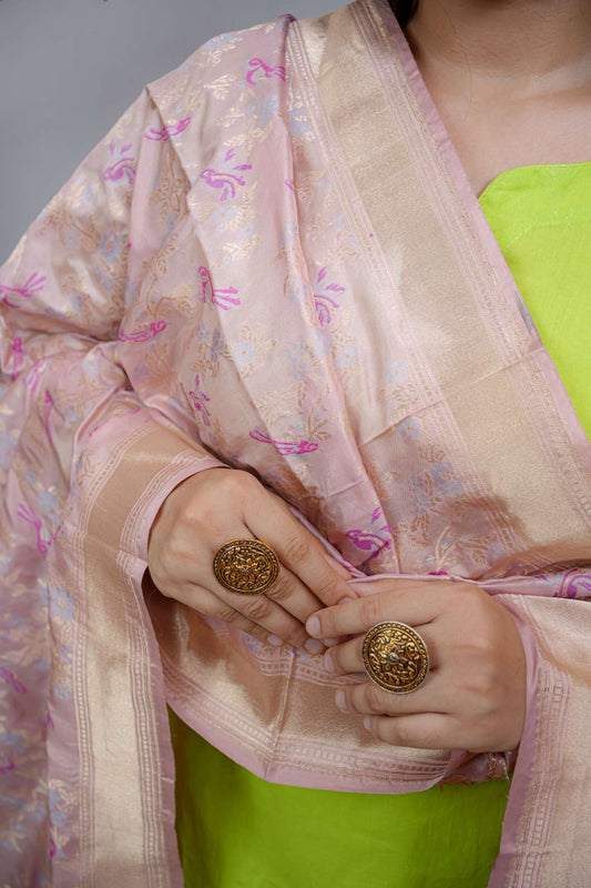Banarasi Katan Silk Handloom Dupatta