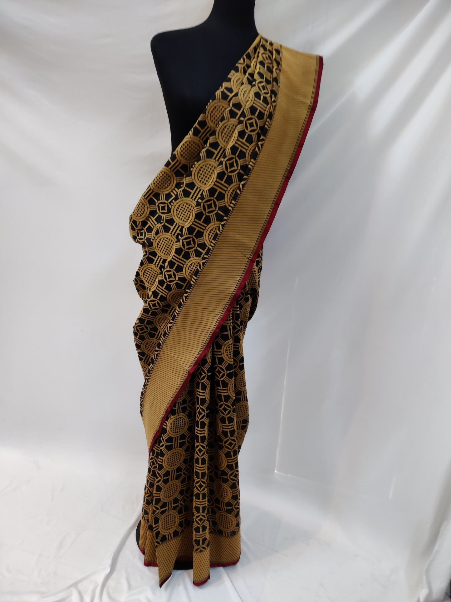 Black Banarasi Katan Silk Handloom Saree